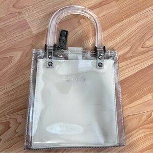 Suzy Smith clear handbag 90s vintage transparent